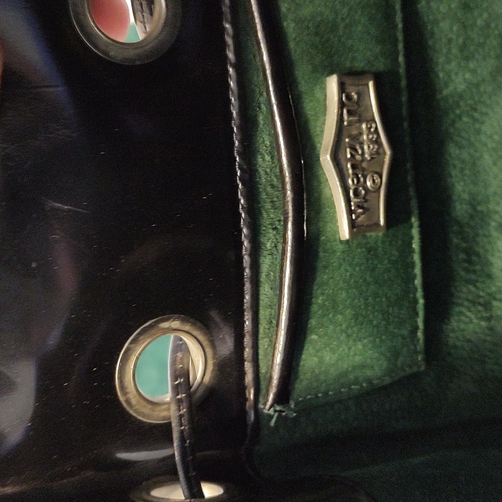 Vintage 1993 Vicenza Patten Leather Sling Bag - Picture 3 of 9